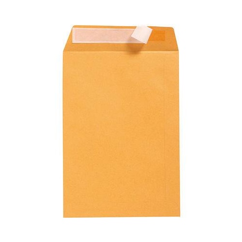 CUMBERLAND ENVELOPES POCKET C3 458X324 100GSM STRIP SEAL GOLD PACK 25