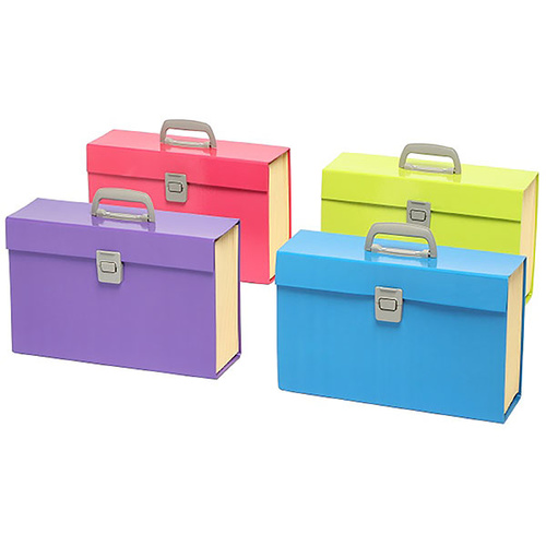 COLOURHIDE® MY TRUSTY EXPANDING CARRY FILE ASSORTED