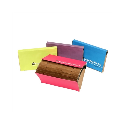 MARBIG 900608 A-Z EXPANDING FILE FOOLSCAP MANILLA SUMMER COLOURS