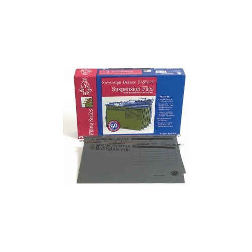 SOVEREIGN BOX 50 FS SUSPENSION FILE DELUXE + TABS AND INSERTS 