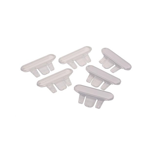 CRYSTALFILE INDICATOR TABS ROUND CLEAR BOX 50