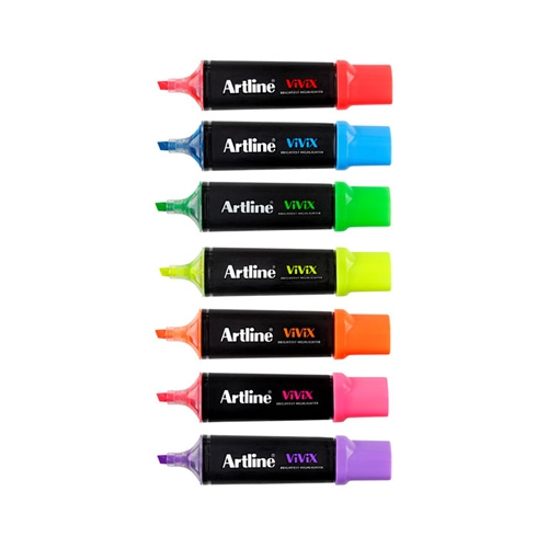 ARTLINE VIVIX HIGHLIGHTERS ASSORTED COLOURS PACK 10