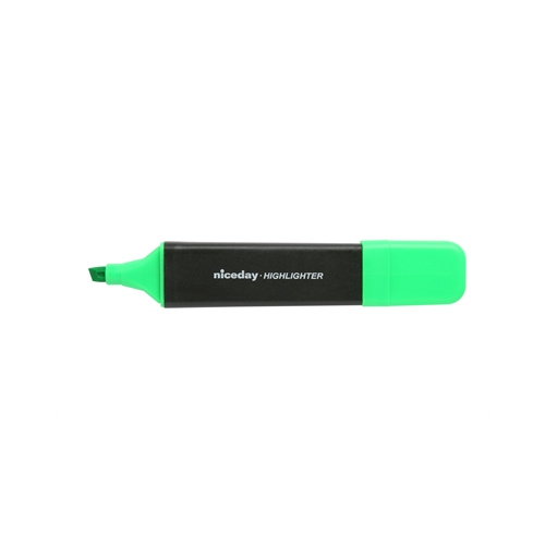 NICEDAY HIGHLIGHTER 2.5MM GREEN BOX 10