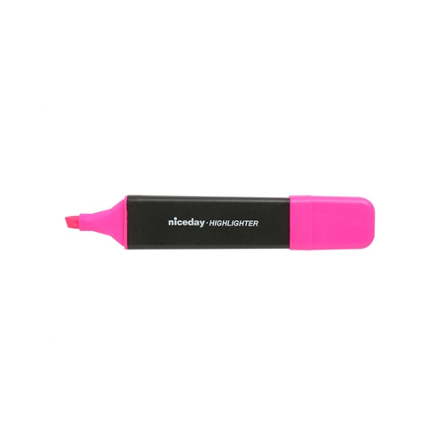 NICEDAY HIGHLIGHTER 2.5MM PINK BOX 10
