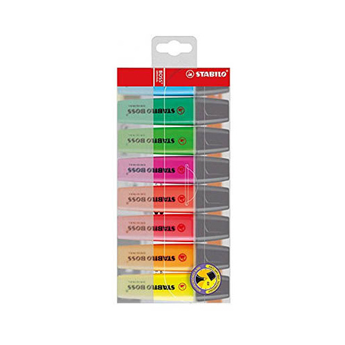 STABILO BOSS HIGHLIGHTER WALLET 8