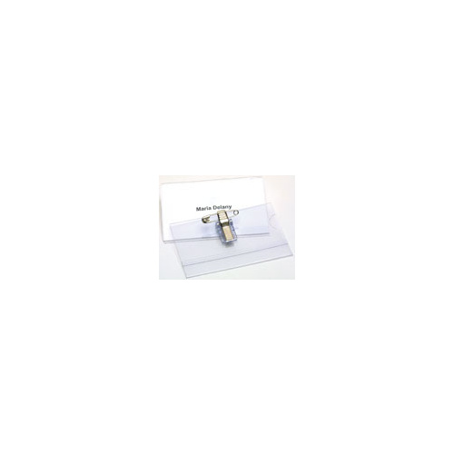 REXEL CONVENTION CARDHOLDERS PIN AND CLIP BOX 50