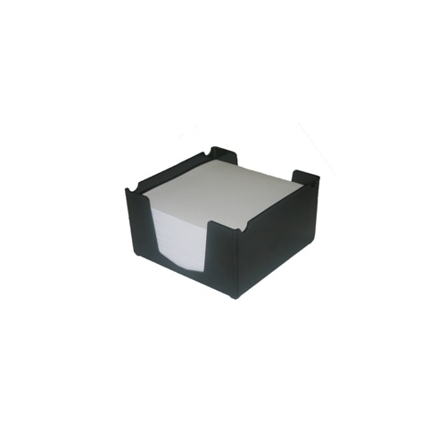 ITALPLAST I 130PBLK MEMO CUBE WITH PAPER BLACK