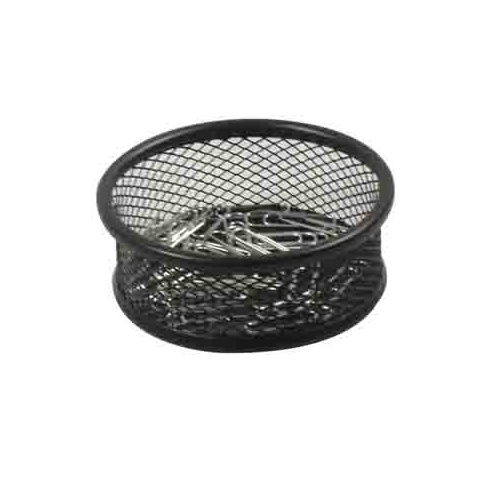 ITALPLAST I348 MESH PAPER CLIP HOLDER BLACK