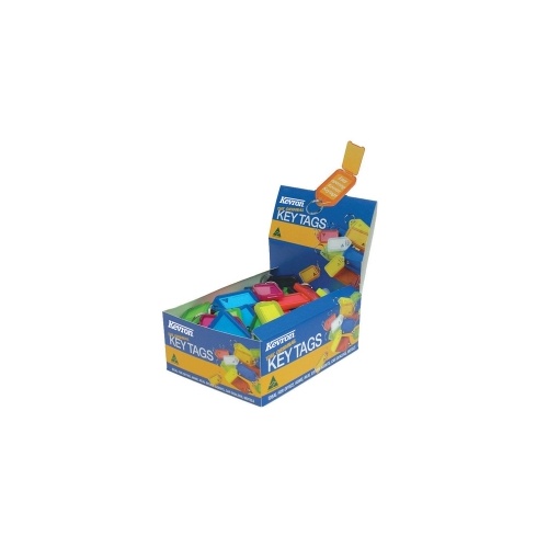 KEVRON KEY TAGS ASSORTED BOX 100
