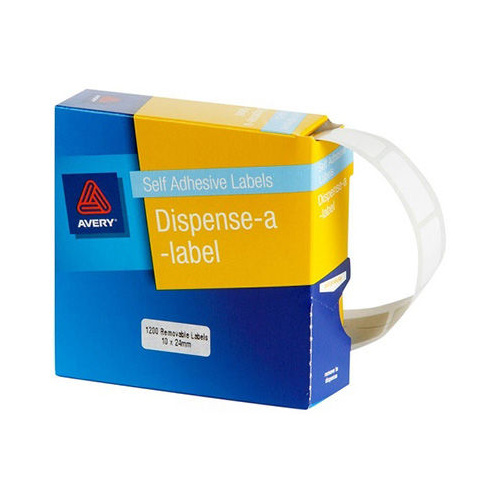 AVERY 937209 GENERAL USE LABELS 13x24mm WHITE BOX 900
