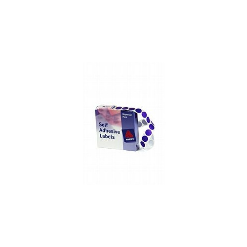 AVERY 937264 ROUND LABELS 14mm PURPLE BOX 1050