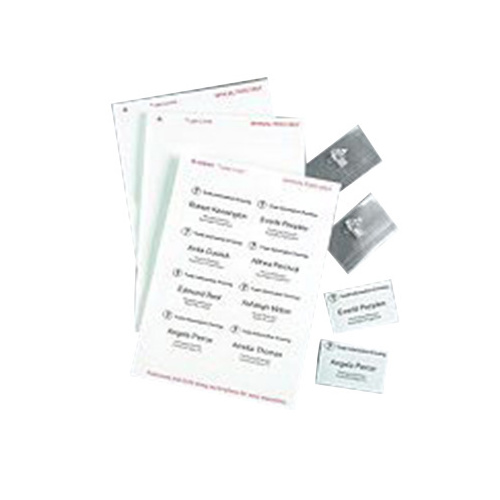 AVERY 947002 L7418 NAME BADGE CARD REFILLS 86.5x55.5mm WHITE 8 PER SHEET  PACK 200