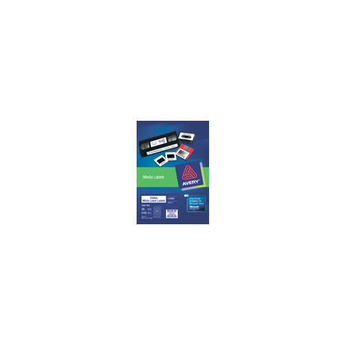 AVERY 959018 L7656-25 SLIDE LABEL 84 PER SHEET WHITE PACK 25