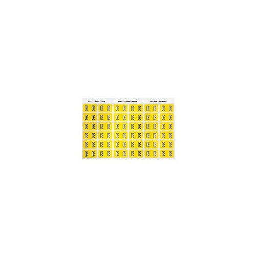 AVERY 43305 E SIDE TAB COLOUR CODING LABELS YELLOW PACK 180