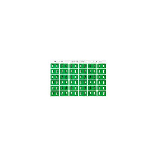 AVERY 43306 F SIDE TAB COLOUR CODING LABELS GREEN PACK 180