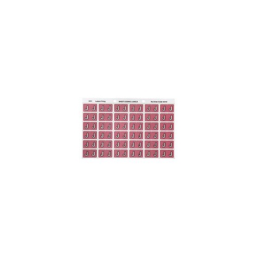 AVERY 43310 J SIDE TAB COLOUR CODING LABELS MAUVE PACK 180