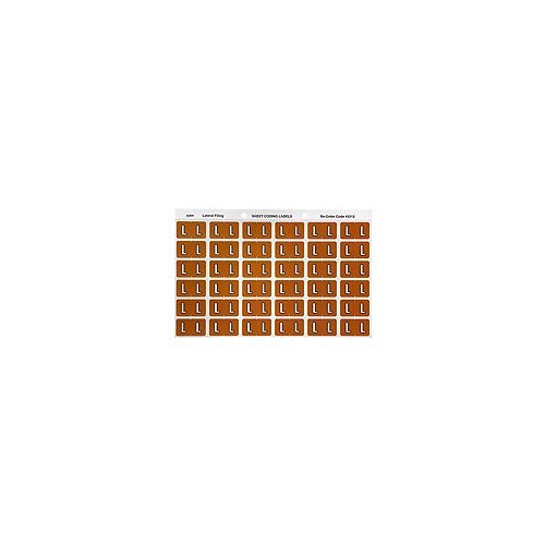 AVERY 43312  L SIDE TAB COLOUR CODING LABELS MUSTARD PACK 180