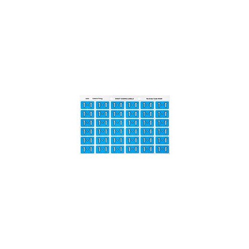 AVERY 43320 T SIDE TAB COLOUR CODING LABELS BLUE PACK 180