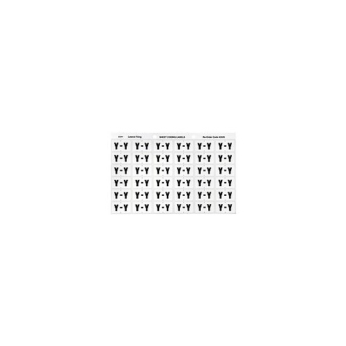 AVERY 43325 Y SIDE TAB COLOUR CODING LABELS WHITE PACK 180