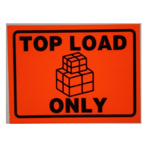 STYLUS 4026 TOP LOAD WARNING LABEL 75 X 50MM  ROLL 500