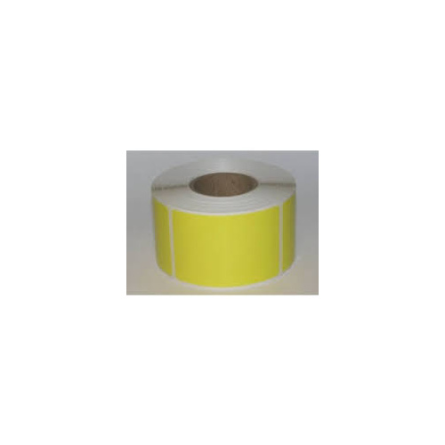 THERMAL DIRECT REMOVABLE LABEL 28x28xC40mm YELLOW WOUT ROLL 2K