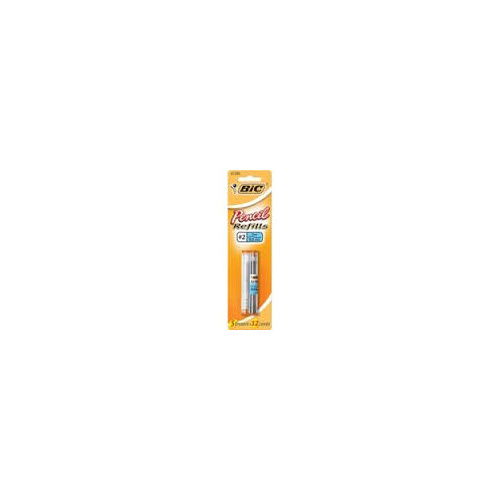 BIC PENCIL LEADS AND ERASER REFILL 0.7mm  PACK 2