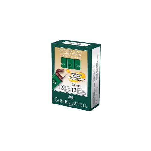 FABER CASTEL PENCIL LEADS 0.5mm 2H LEADS TUBE 12