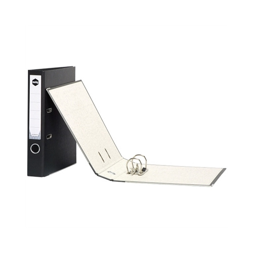 MARBIG 6001002 LEVER ARCH FILE HALF (50MM) A4 BOARD BLACK