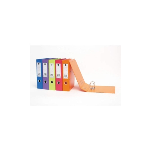 MARBIG A4 PVC LEVER ARCH FOLDER SUMMER ORANGE