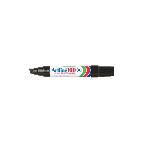 ARTLINE 100 JUMBO PERMANENT MARKER CHISEL BLACK EACH