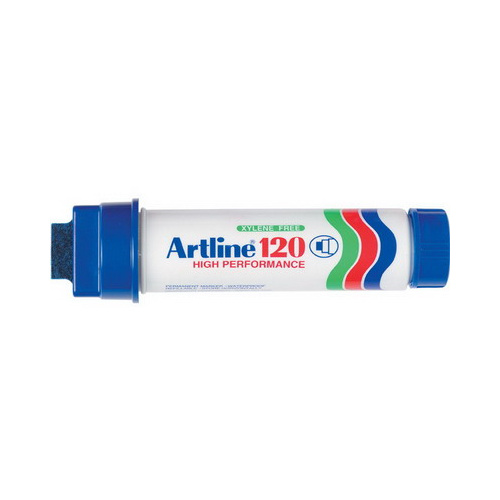 ARTLINE 120 PERMANENT MARKER 20mm BROAD BLUE EACH