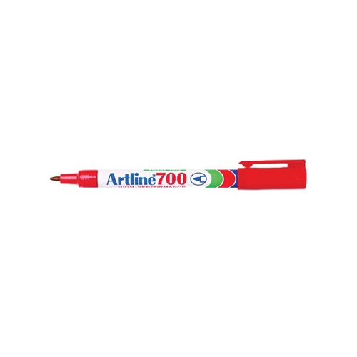 ARTLINE 700 PERMANENT MARKER FINE 0.7mm RED BOX 12
