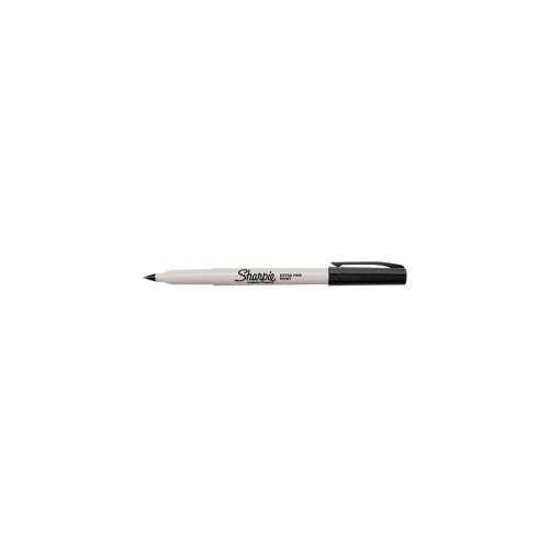 SHARPIE S3500 PERMANENT MARKER EXTRA FINE 0.4mm BLACK BOX 12