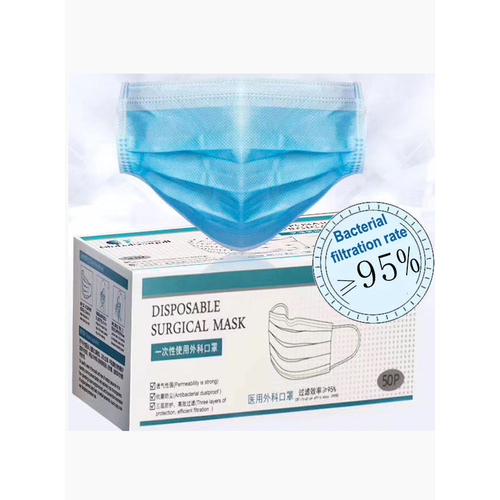 DISPOSABLE SURGICAL MASK BOX50