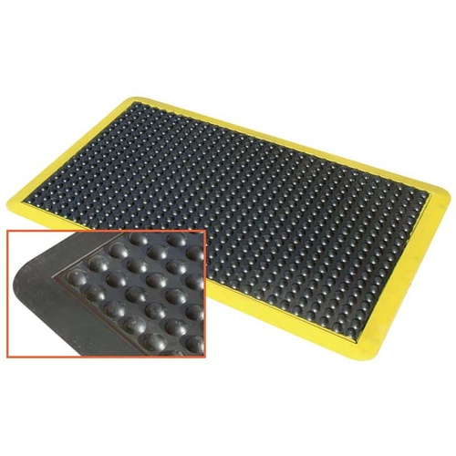 MATTEK ERGO TRED MAT 900x1200mm YELLOW BORDER
