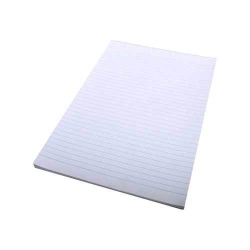 QUILL A4 SUPER BOND RULED PAD 60gsm 100 LEAF WHITE PACK 10