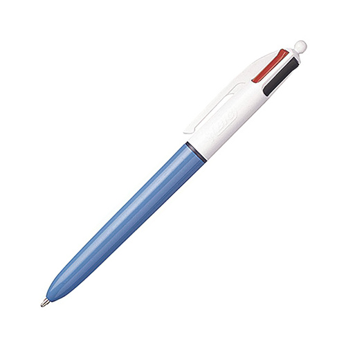 BIC FOUR COLOUR RETRACTABLE BALLPOINT PEN MEDIUM BOX 12