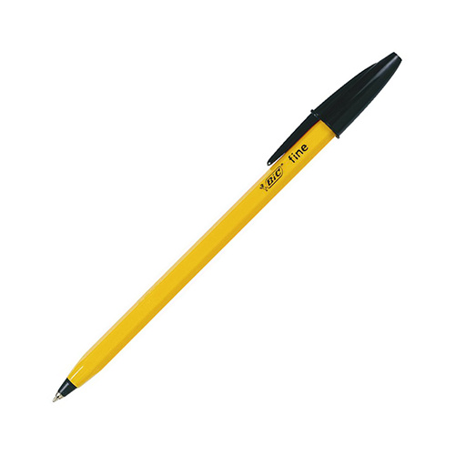 BIC FINE POINT BALLPOINT PENS BLACK BOX 12
