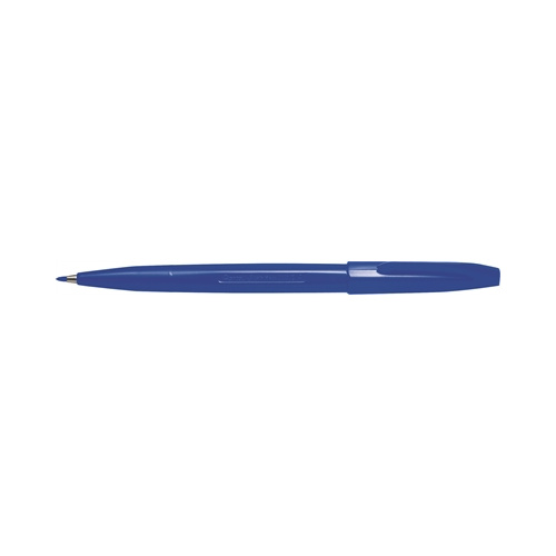 PENTEL S520 SIGN PEN MEDIUM 0.8mm BLUE BOX 12
