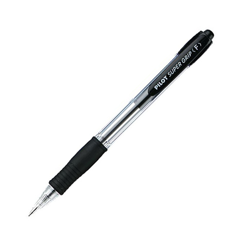 PILOT BPGP-10R SUPERGRIP PEN RETRACTABLE FINE BLACK BOX 12
