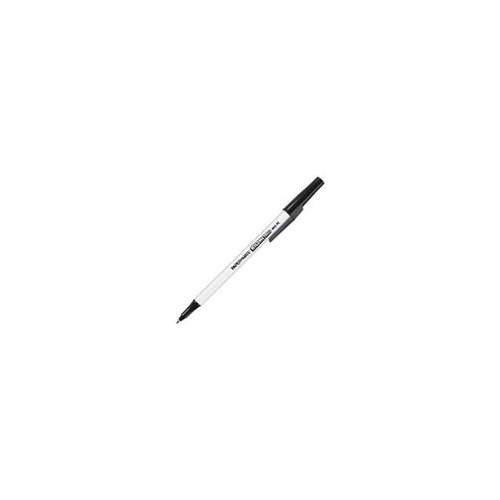 PAPERMATE KILOMETRICO BALLPOINT PENS MEDIUM BLACK BOX 12