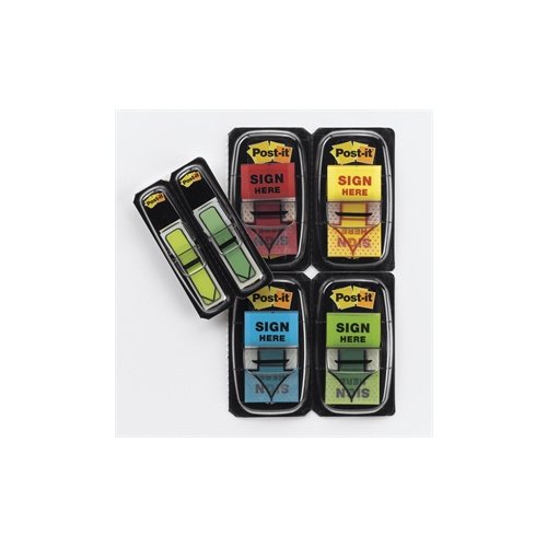 3M 680-SH4VA POST IT FLAGS SIGN HERE VALUE PACK WITH BONUS FLAGS