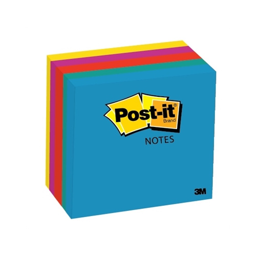 3M 654-5UC POST IT NOTES 73x73mm ASSORTED ULTRA PACK 5