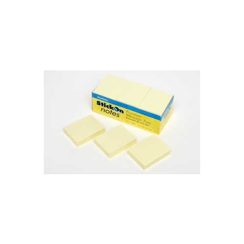 BEAUTONE PREMIUM STICK ON NOTES  38x50mm PACK 12