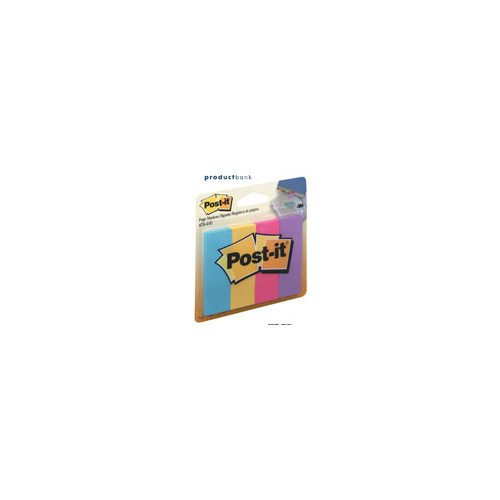 3M 671-4AU POST-IT PAPER PAGE MARKERS ULTRA LARGE 4 COLOURS