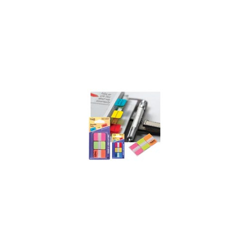 3M 686-PGO POST IT DURABLE TABS 3 COLOURS PINK GREEN ORANGE PACK 66