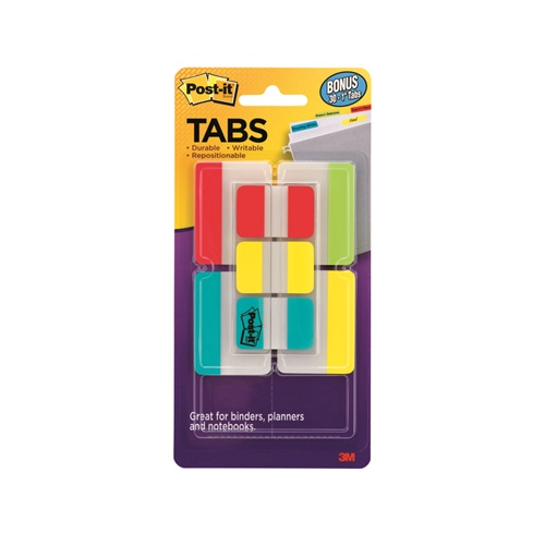 3M POST-IT 686-VAD2 DURABLE TABS 50mm VALUE PACK + BONUS 25mm TABS