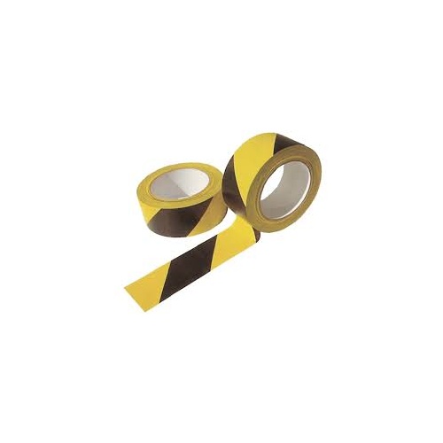 FLOOR MARKING SAFETY TAPE 48mm x 33m YELLOW BLACK
