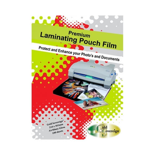 GOLD SOVEREIGN LAMINATING POUCHES A3 GLOSS 125um PACK 100
