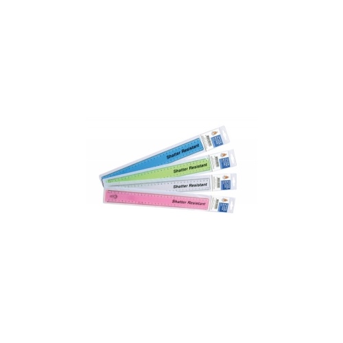 SOVEREIGN 30cm SHATTER PROOF RULER 